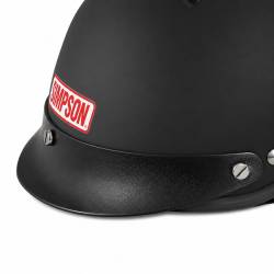 Simpson Safety - Simpson Safety 9430042 Shorty Crew X-Large Pit Crew Helmet Gloss Black - Image 5