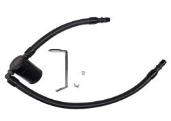 J&L Oil Separator Co - J&L Oil Separator 3.0 Passenger Side Mounted Oil Separator Black 3068P-B - Image 1