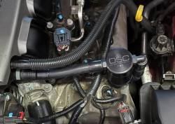 J&L Oil Separator Co - J&L Oil Separator 3.0 Driver Side Mounted Oil Separator Black 3051D-B - Image 2