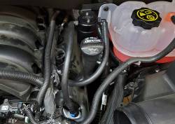J&L Oil Separator Co - J&L Oil Separator 3.0 Driver Side Mounted Oil Separator Black 3086D-B - Image 2