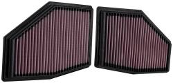 K&N - K&N 33-3155 High-Flow Washable 2Pc Air Filter for 20-25 BMW 5/7/8 Series - Image 1