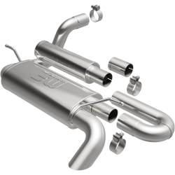 MagnaFlow Exhaust Products - MagnaFlow 19620 Overland Series Stainless Axle-Back System for 18-25 Wrangler JL - Image 1