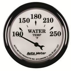 AutoMeter - AutoMeter 1237 Electric Old Tyme White II Water Temperature Gauge 1-1/16" 250F - Image 4