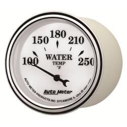 AutoMeter - AutoMeter 1237 Electric Old Tyme White II Water Temperature Gauge 1-1/16" 250F - Image 2