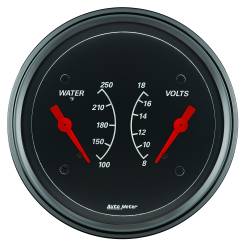 AutoMeter - AutoMeter 1430 Designer Black Water Temperature Gauge 100-250 F/8-18V 3-3/8" - Image 2
