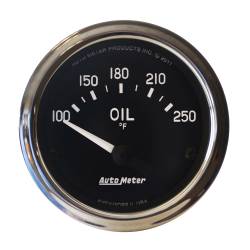 AutoMeter - AutoMeter 201018 Cobra Air Core Oil Temperature Gauge 100-250 -DEG F 2-1/16" - Image 1