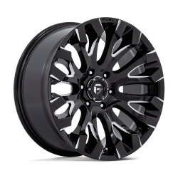 Fuel 1PC - Fuel Off Road D828 QUAKE 20x9 6x5.5 1mm Gloss Black/Milled D82820908450 - Image 1