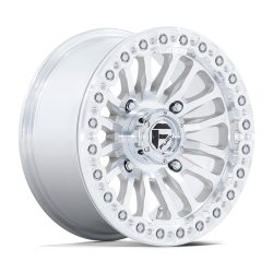 Fuel UTV - Fuel Off Road FV125DX15704010 FV125 RINCON UTV BEADLOCK 15x7 4x110 10mm Silver - Image 1