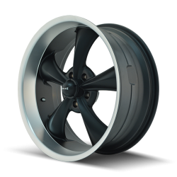 Ridler Wheels - Ridler Wheels 695 Series 17x8 5x4.75 0mm Matte Black/Machined 695-7861MB - Image 2