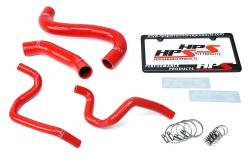 HPS Performance - HPS 57-1731-RED Red Radiator/Heater Coolant Hose Kit for 02 Subaru Impreza 2.5L - Image 2