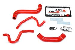 HPS Performance - HPS 57-1732-RED Red Radiator/Heater Coolant Hose Kit for 03 Subaru Impreza 2.5L - Image 2