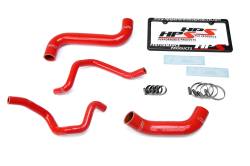 HPS Performance - HPS 57-1734-RED Red Radiator/Heater Coolant Hose Kit for 06-07 Subaru Impreza - Image 2