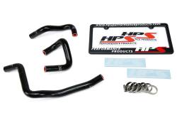 HPS Performance - HPS 57-1748-BLK Black Engine Oil Cooler Coolant Hose Kit for 03-06 Nissan 350Z - Image 2