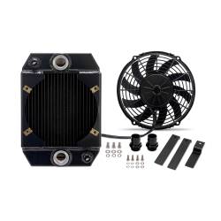 Mishimoto - Mishimoto MMRAD-UNI-DRGBK Universal 9" Drag Race Aluminum Radiator Black - Image 1