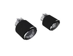 MBRP Exhaust - MBRP Exhaust T5202CF Dual Wall Angle Cut 5" Out Tip Pair for 17-25 Subaru/Toyota - Image 1