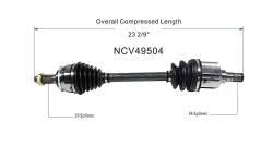 GSP - GSP NCV49504 Front Left CV Axle Assembly for 02-08 Mini Cooper - Image 6