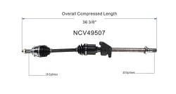 GSP - GSP NCV49507 Front Right CV Axle Assembly for 04-08 Mini Cooper - Image 6