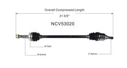 GSP - GSP NCV53020 Rear CV Axle Assembly for Nissan - Image 6