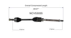 GSP - GSP NCV53055 Front Right CV Axle Assembly for 14-20 Nissan Rogue 2.5 FWD - Image 6