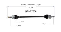 GSP - GSP NCV37506 Front Right CV Axle Assembly for Hyundai/Kia 2.4 - Image 6