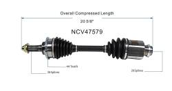 GSP - GSP NCV47579 Front Right CV Axle Assembly for 3.0 - Image 6