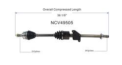 GSP - GSP NCV49505 02-08 Mini Cooper Front Right CV Axle Assembly - Image 6