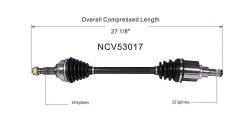 GSP - GSP NCV53017 CV Axle Assembly Front Left for Nissan Sentra 1.8 13-19 - Image 6