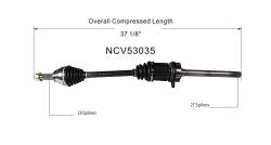 GSP - GSP NCV53035 Front Right CV Axle Assembly for 11-17 Nissan Juke AWD - Image 6