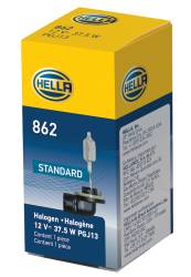 Hella - HELLA 862 Standard Halogen Multi-Purpose Light Bulb 12V 37.5W PGJ13 Base - Image 2