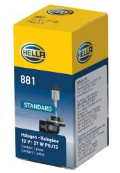 Hella - HELLA 881 Halogen 12V 27W Xenon Yellow XY Bulb - Image 2