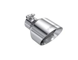 MBRP Exhaust - MBRP Exhaust T5203 T304 SS 2.5" Inlet Dual Wall Angle Cut 5" Outlet Tip - Image 1