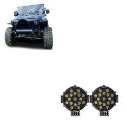 Black Horse Off Road - Black Horse PL2265 LED 7" Diameter Lights Clear Universal - Image 1