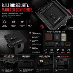 Black Horse Off Road - Black Horse ASJW01 Black Center Console Safe for Jeep Wrangler JL & Gladiator - Image 2