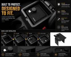 Black Horse Off Road - Black Horse ASSF01 Black Center Console Safe for 13-18 Subaru Forester - Image 2