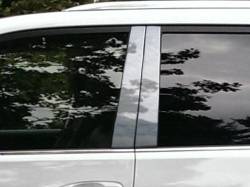 Quality Automotive Accessories - QAA PP10122 4Pc Stainless Steel Pillar Trim for 10-20 Lexus GX460 - Image 1