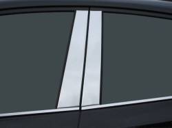 Quality Automotive Accessories - QAA PP16135 4Pc Stainless Steel Pillar Trim for 16-22 Toyota Prius - Image 1