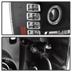 Spyder Auto - Spyder Auto 5010605 Black/Clear Halo Projector Headlights for 07-13 GMC Sierra - Image 4