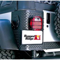 Rugged Ridge - Rugged Ridge 11226.01 Euro Taillight Guards Black - Image 3