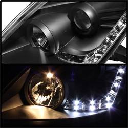 Spyder Auto - Spyder Auto 5042316 Black/Clear Projector Style Headlights - Image 2