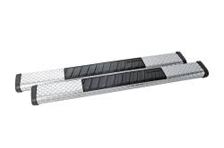 Dee Zee - Dee Zee DZ16402 6" Oval Cab Length Brite-Tread Aluminum Side Step Reg Cab - Image 1