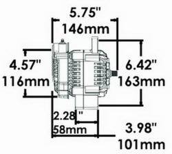 Powermaster Performance - Powermaster 8132 Denso Racing Alternator - Image 2
