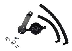 J&L Oil Separator Co - J&L Oil Separator 3.0 Driver Side Mounted Oil Separator Black 3104D-B - Image 1