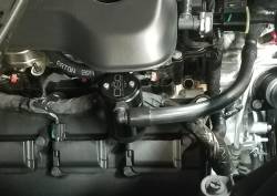 J&L Oil Separator Co - J&L 3067P-B Oil Separator 3.0 Passenger Side Mounted Oil Separator Black - Image 2