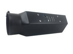 Monster Hooks - Monster Hooks MH-56BALBP Hex Flo Exhaust Tip 5" In/6" Out Black - Image 1