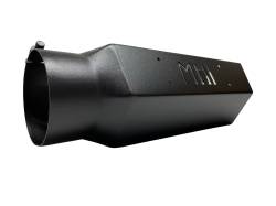 Monster Hooks - Monster Hooks MH-45BALB Ice Black Hex Flo Exhaust Tip 4" Inlet 5" Outlet - Image 1