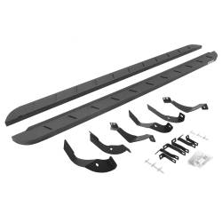 Go Rhino - Go Rhino 63405187ST Slim Running Boards w/Brackets 15-19 Silverado/Sierra Crew - Image 2