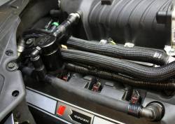 J&L Oil Separator Co - J&L Oil Separator 3020P-B Black Oil Separator 3.0 Passenger Side - Image 1