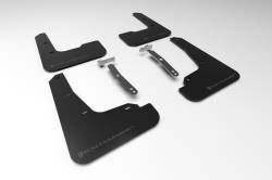 Rally Armor - Rally Armor MF69-UR-BLK-GRY Black Mud Flap Grey Logo - Image 1