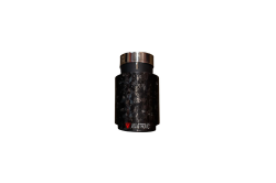 Valvetronic Designs - Valvetronic VTD.TIP.SLVE.25.35.FC Forged Carbon Fiber Tip 2.5"In-3.5"Out Sleeve - Image 1