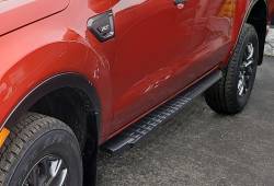 APS - APS T-Series Running Boards Black 19-23 Ford Rangler Crew WB06TBC9B - Image 1